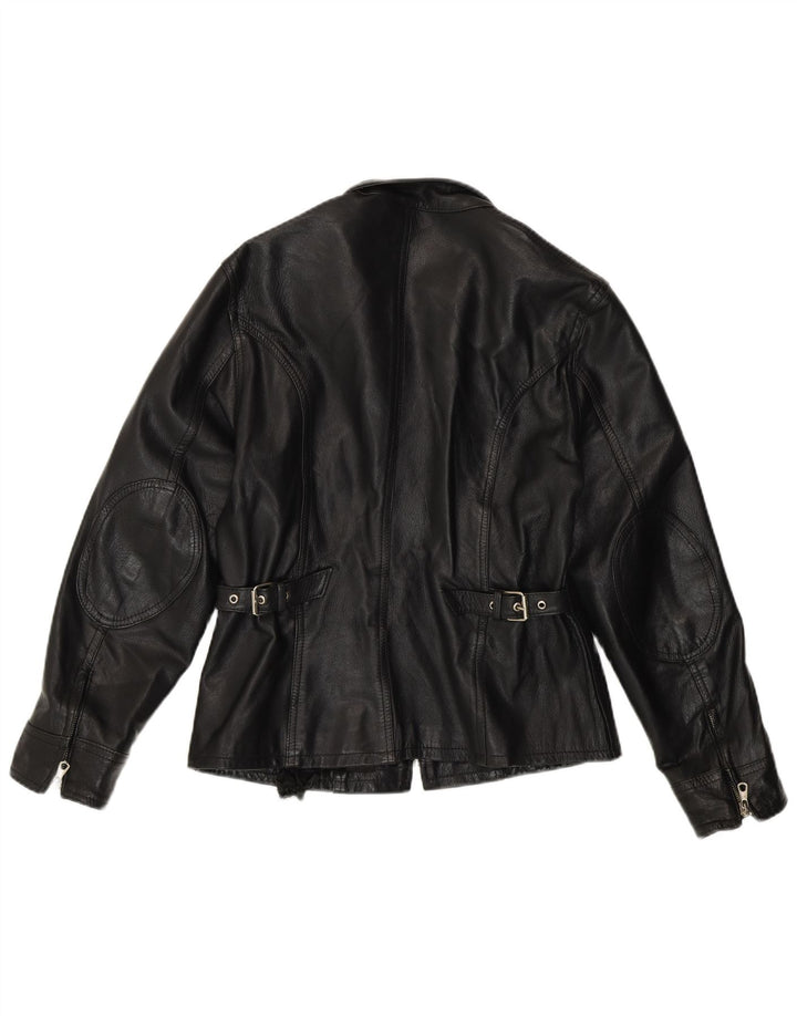 Jachetă de piele pentru femei Conbipel UK 14 Medium Black Leather