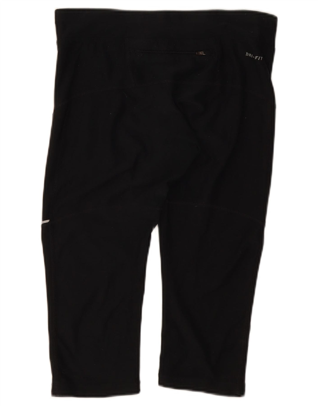Leggings capri Nike Dri Fit pentru femei UK 10 Poliester negru mic