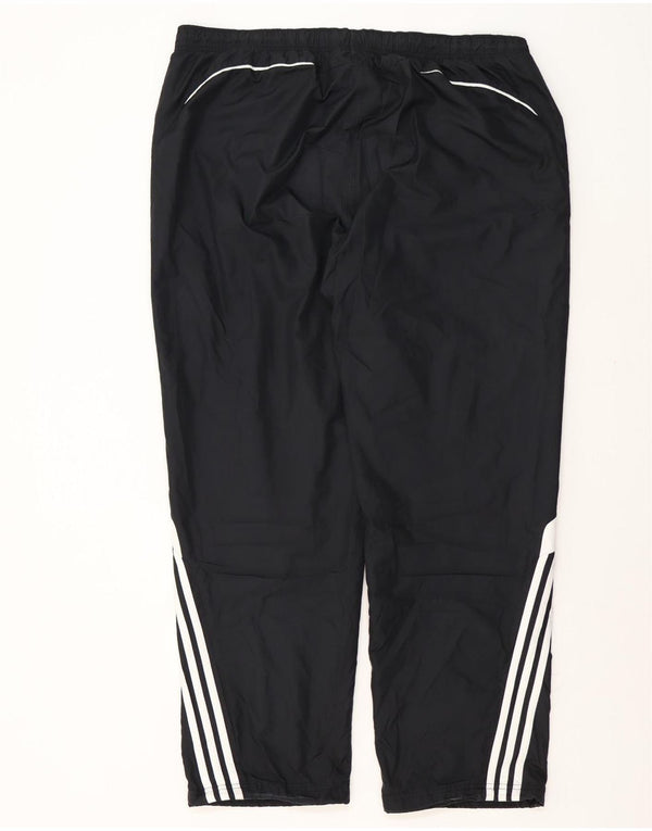 Pantaloni de trening Adidas pentru bărbați 2XL, negru, poliester bloc de culoare