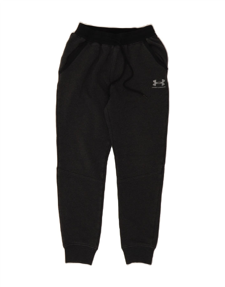 UNDER ARMOUR Mens Cold Gear Tracksuit Trousers Joggers Small  Grey Vintage Under Armour and Second-Hand Under Armour from Messina Hembry 
