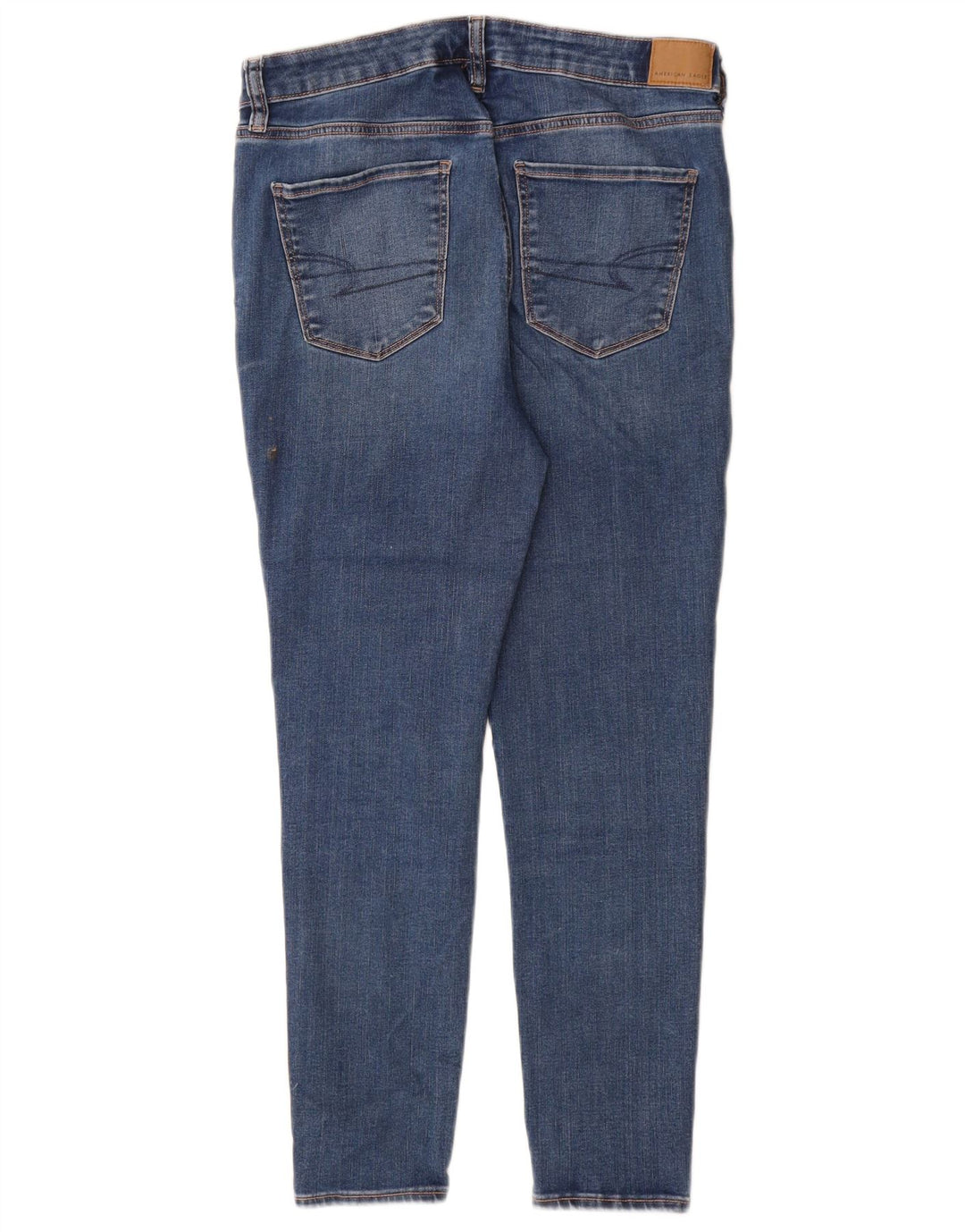 Blugi skinny pentru femei American Eagle US 12 Large W30 L27 Blue Bumbac