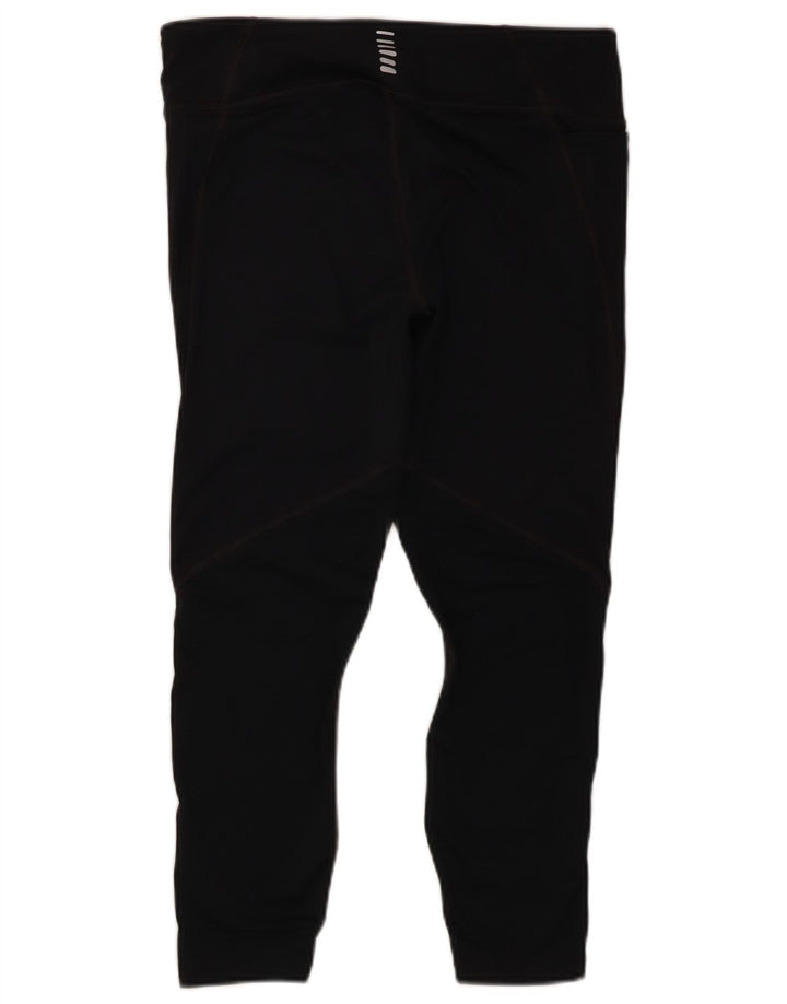 Leggings Capri de compresie Under Armour pentru femei UK 16 Poliester negru mare