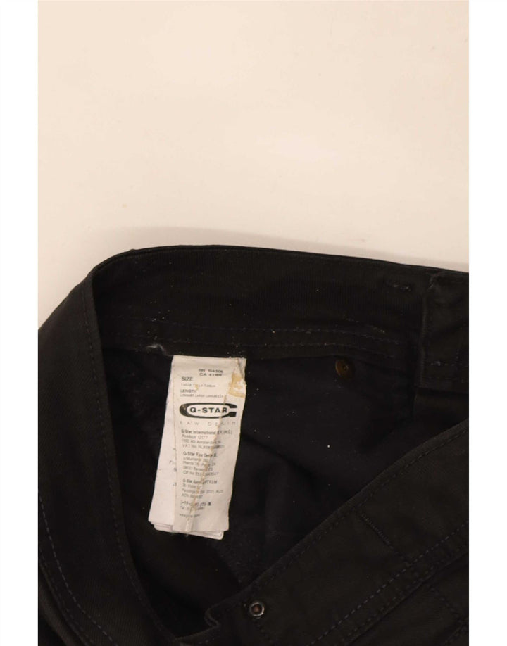 Blugi drepti pentru femei G-Star W29 L34 bumbac negru