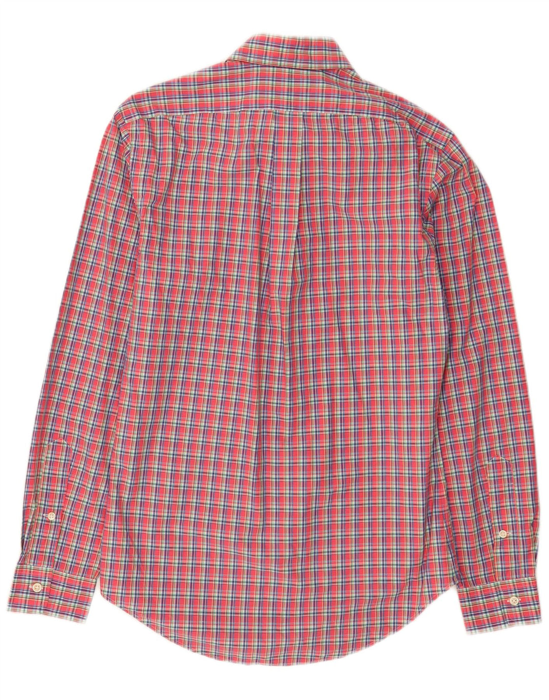 Cămașă pentru bărbați Ralph Lauren slim fit, bumbac cu carouri mici, roșii