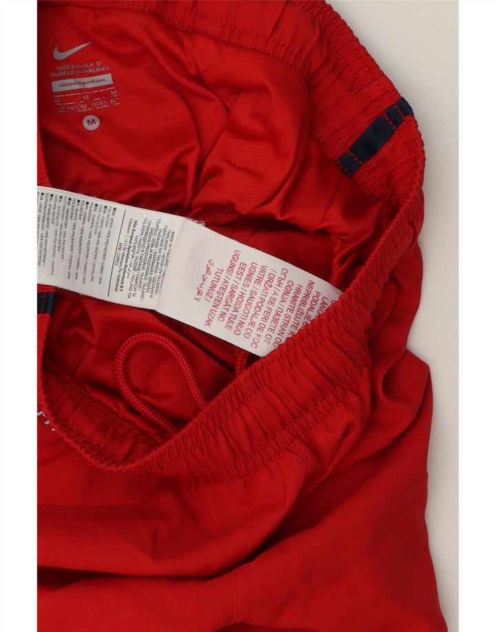 Pantaloni scurți sport NIKE Barcelona Barcelona 10-11 ani poliester cu dungi roșii medii