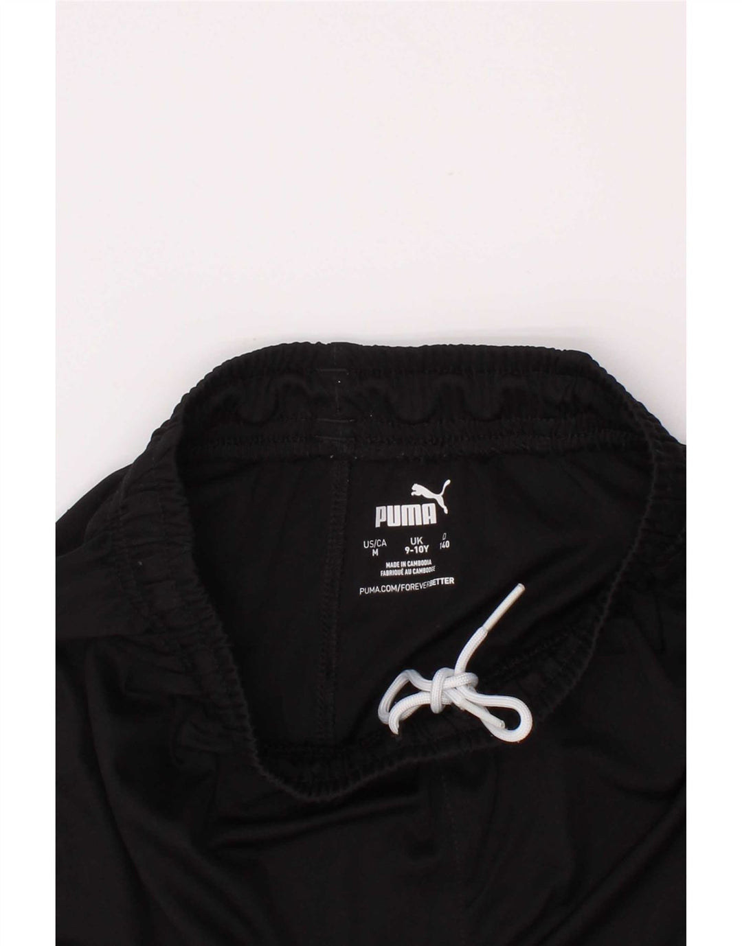 Pantaloni scurți sport Puma pentru băieți 9-10 ani negri