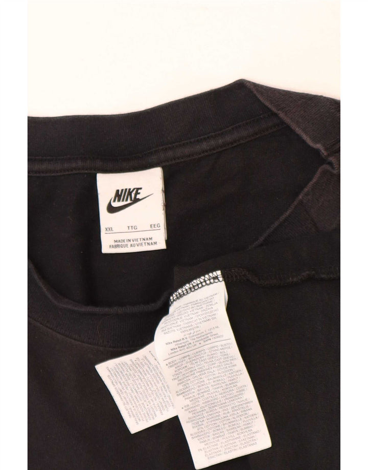 Tricou pentru bărbați Nike Top 2XL bumbac negru