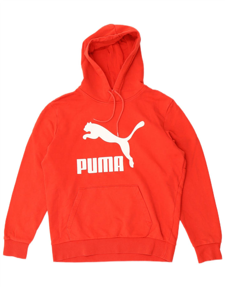 Pulover pentru bărbați Puma Graphic Hoodie, bumbac roșu mediu