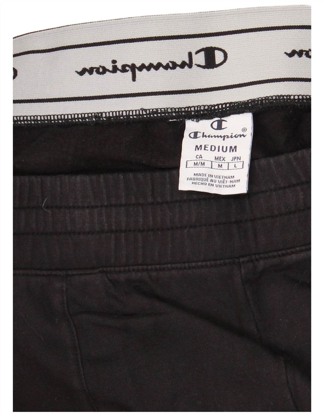 Pantaloni de trening grafic pentru femei CHAMPION UK 14 Medium Black