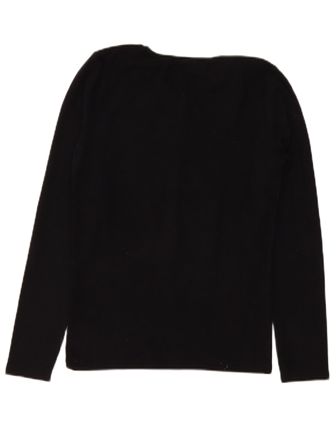 Top femeie Zara cu mânecă lungă UK 14 mare negru