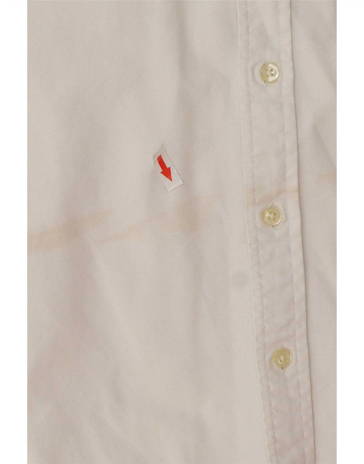 Cămașă pentru bărbați Ralph Lauren Slim Fit Bumbac alb mic