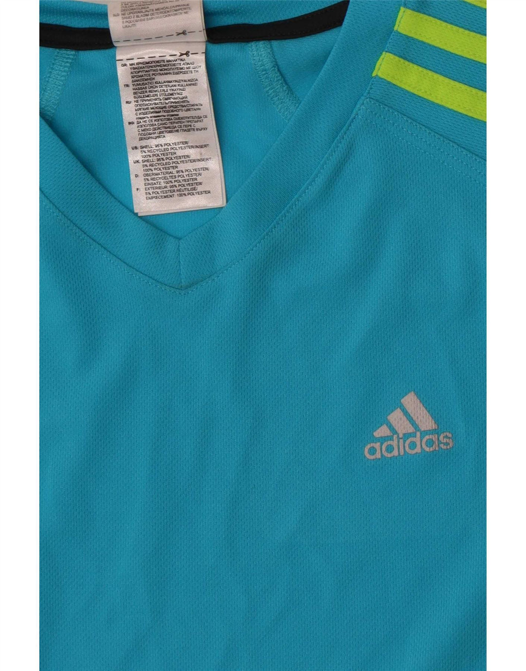 Tricou Adidas pentru femei Top UK 10 Small Blue Poliester