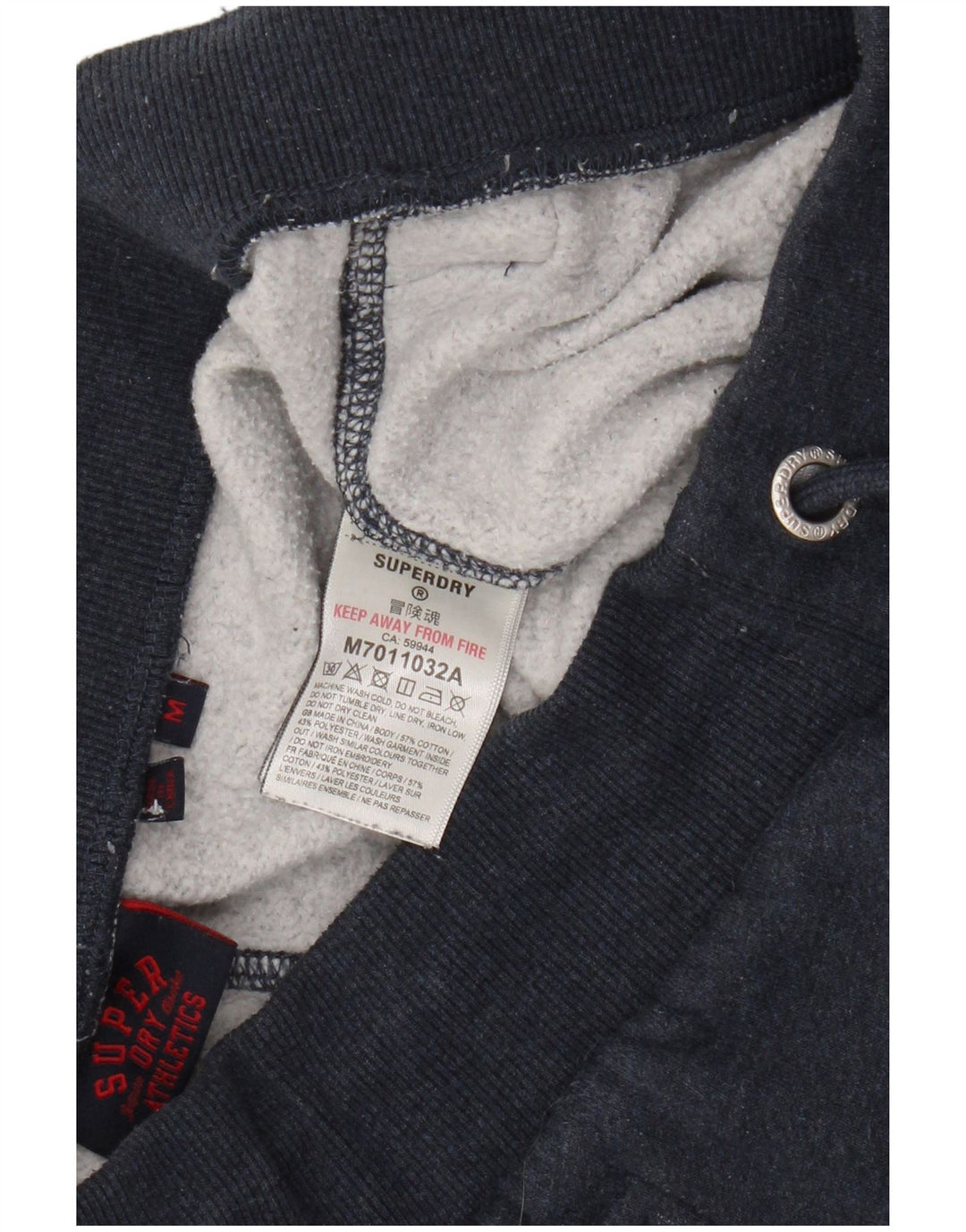 Pantaloni de trening pentru bărbați Superdry Pantaloni de jogging Mediu Bumbac bleumarin