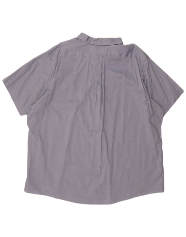 Cămașă cu mânecă scurtă pentru bărbați EDDIE BAUER, bumbac albastru 3XL