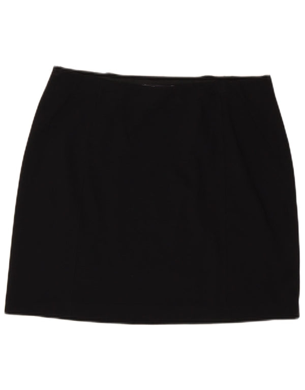 Fusta mini pentru femei Marks & Spencer UK 14 Large W32 Black Viscose