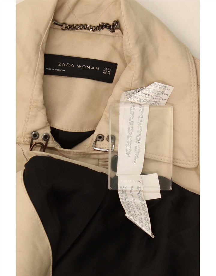 Trench pentru femei Zara UK 6 XS poliester bej