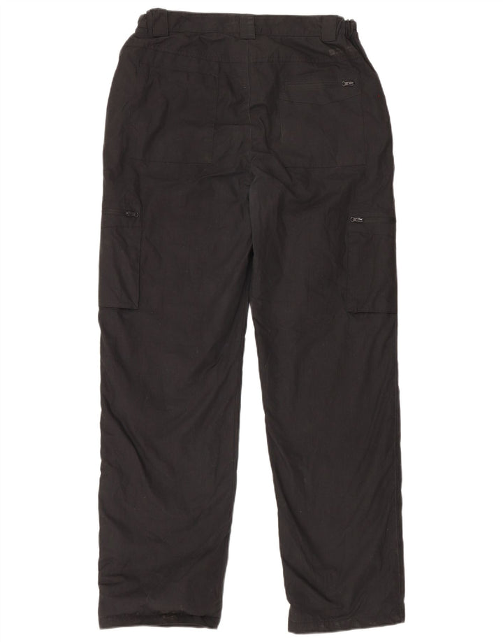 Pantaloni cargo drepti pentru bărbați Mountain Warehouse L32 L31 Poliester negru