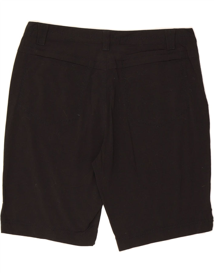 EDDIE BAUER Womens Chino Shorts US 6 Medium W30  Black Polyester Vintage Eddie Bauer and Second-Hand Eddie Bauer from Messina Hembry 