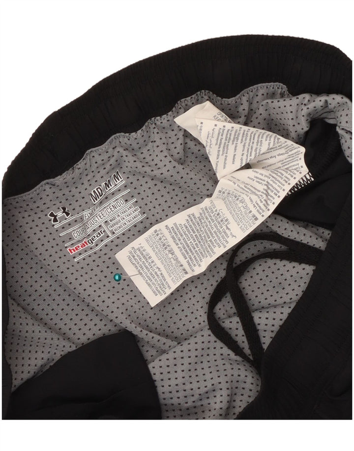 Pantaloni scurți sport Under Armour pentru bărbați, poliester mediu negru