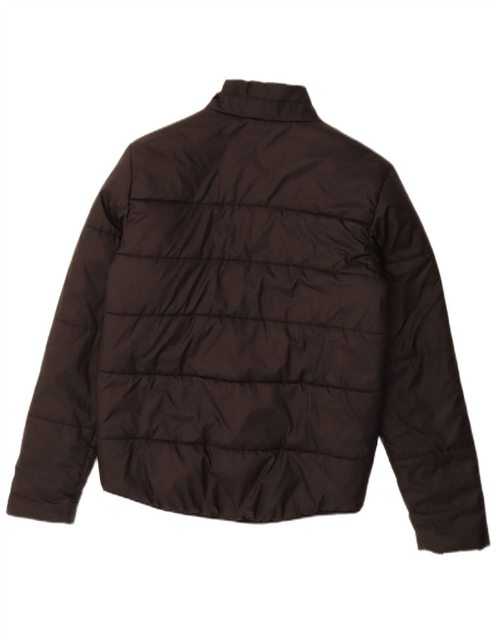 Jachetă căptușită Puma pentru băieți 15-16 ani, poliester negru