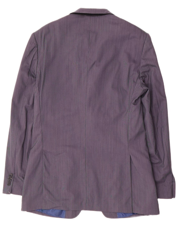 Sacou blazer pentru bărbați Tommy Hilfiger, cu 2 nasturi, UK 38 Lână, gri mediu