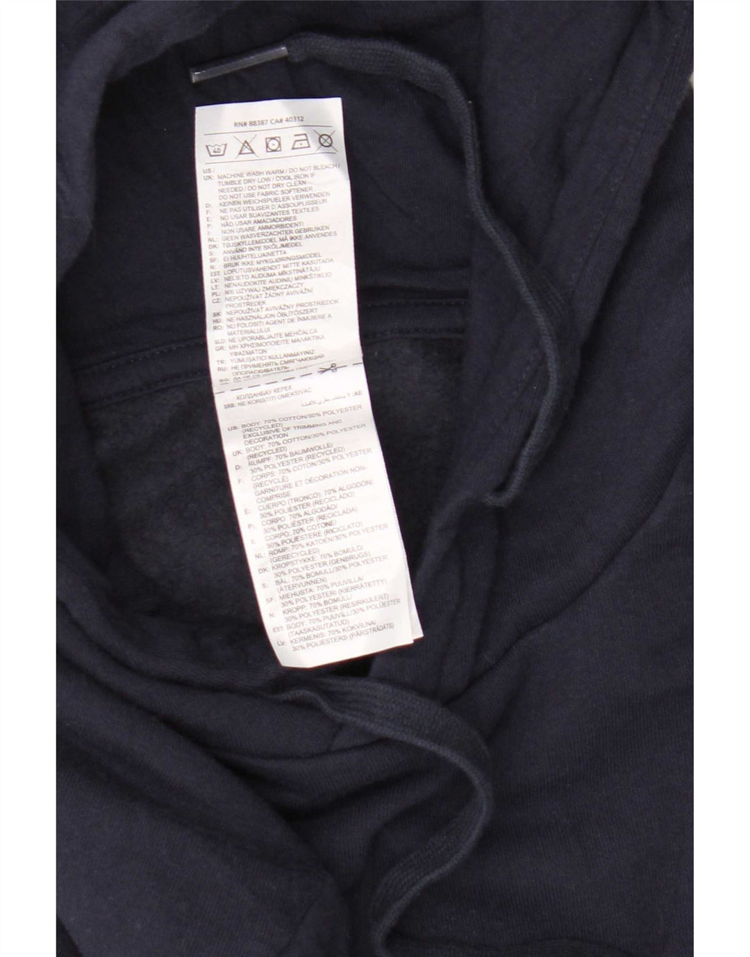 Pulover Adidas pentru bărbați, bumbac, albastru bleumarin mediu