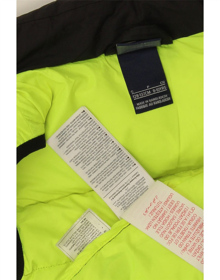 Gilet căptușit pentru băieți Nike 8-9 ani, mic, negru, poliester