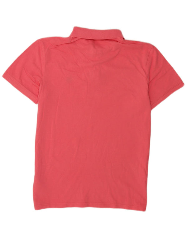 Timberland Mens Slim Fit Polo Shirt Large Pink Cotton