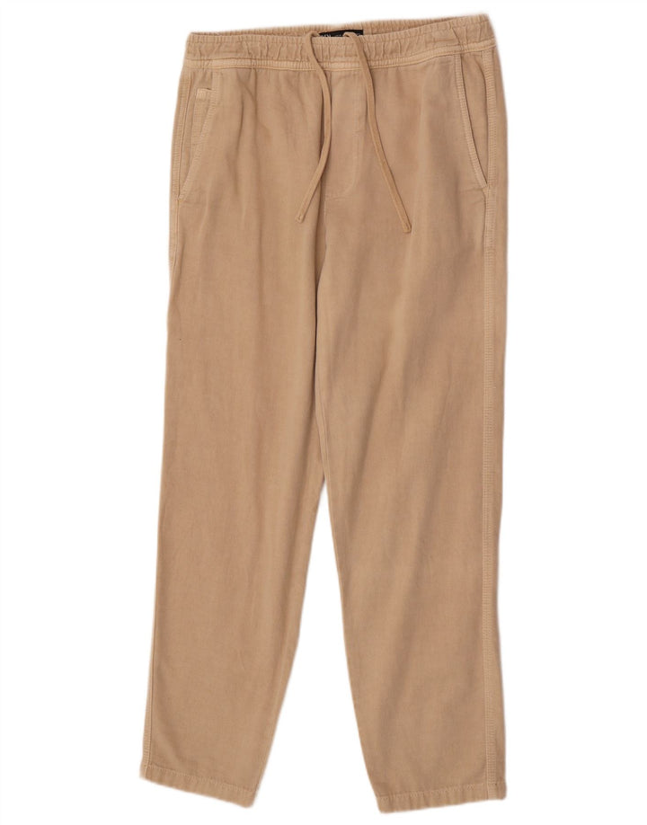 Pantaloni cargo drepti pentru bărbați Zara Mediu L31 L30 Bumbac bej