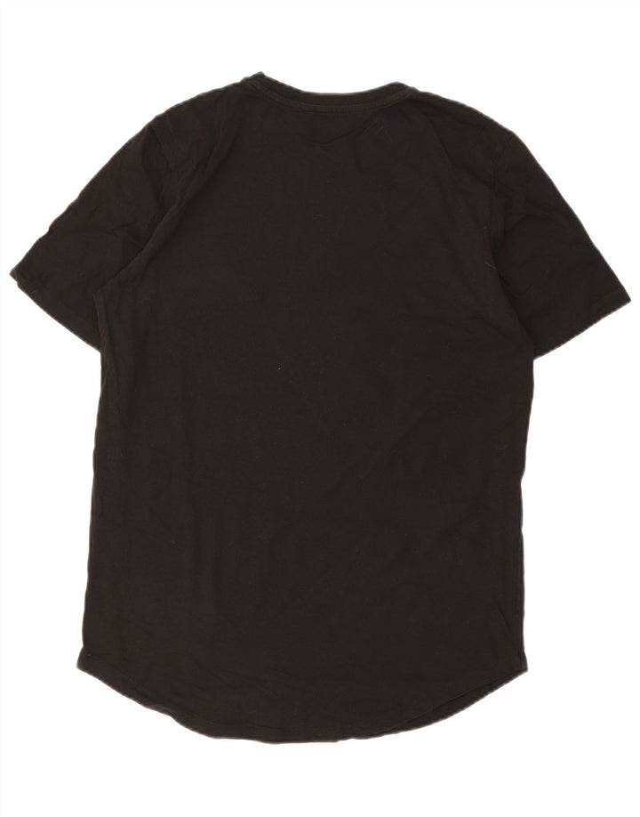 Jack & Jones Tricou Bărbați Top Mediu Negru Bumbac