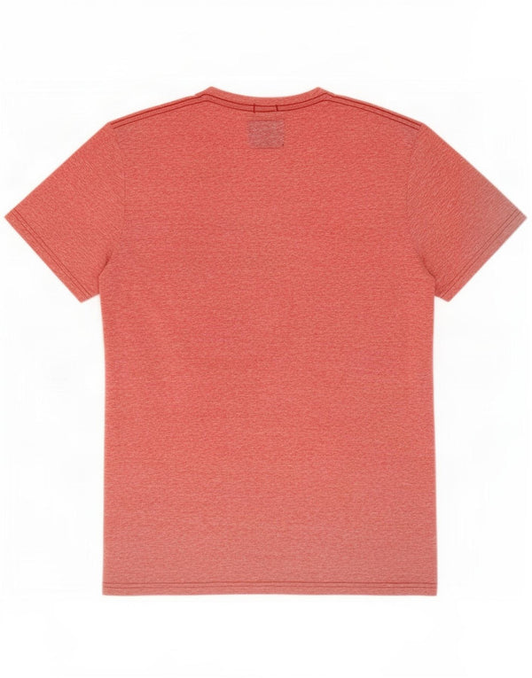 Tricou Abercrombie & Fitch pentru bărbați Muscle Graphic Top Medium Pink Flecked