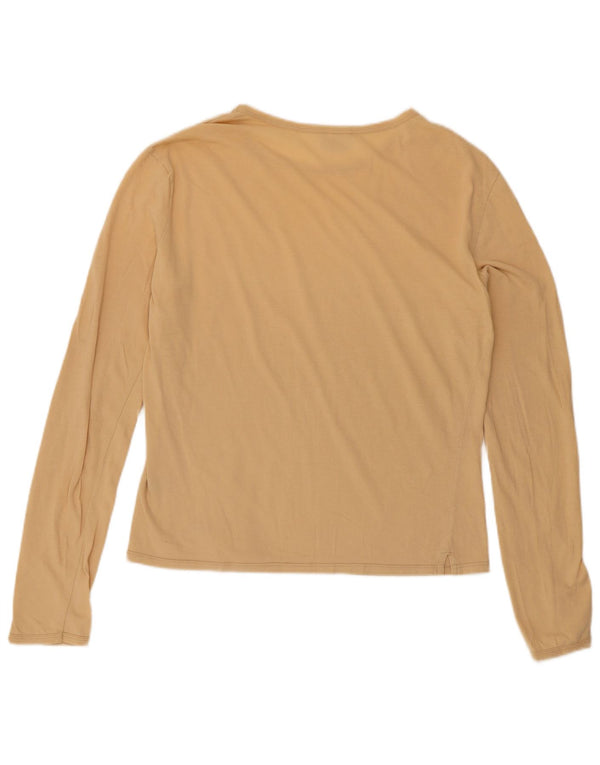 Murphy & Nye Top pentru femei cu mânecă lungă UK 18 XL bumbac bej
