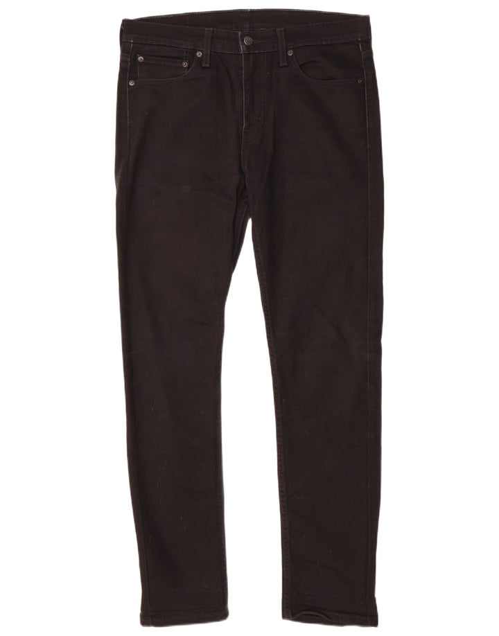 Blugi slim pentru bărbați Levi's W32 L32 bumbac negru