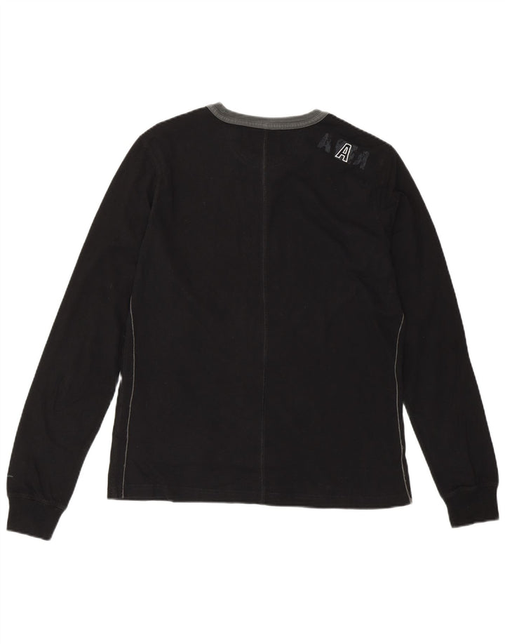 Tricou grafic pentru femei CHAMPION Heritage Fit Top UK 14, mare, negru, bumbac