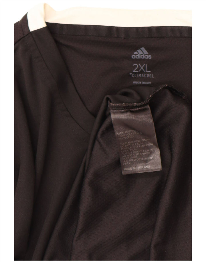 Tricou ADIDAS Climacool pentru bărbați, 2XL, poliester negru