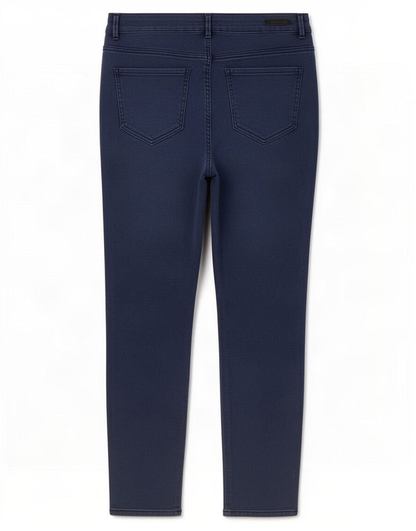 Blugi Cargo Slim pentru femei Zara EU 44 XL W34 L28 bleumarin cu dungi