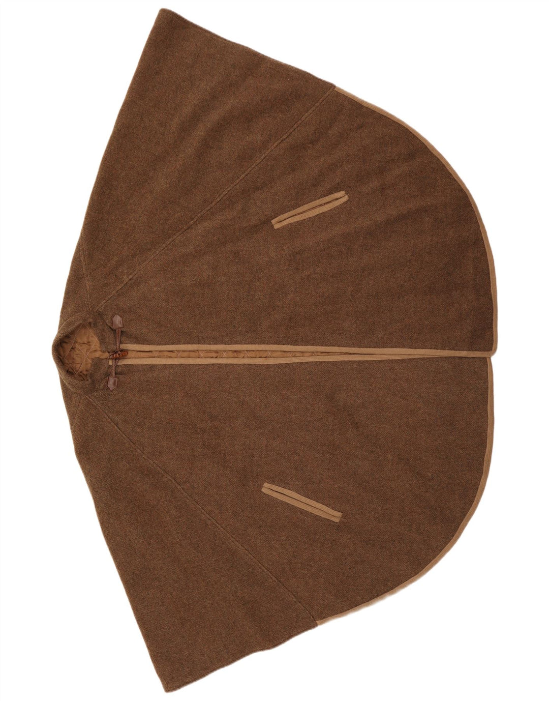 Poncho Vintage pentru damă, mărime unica, maro