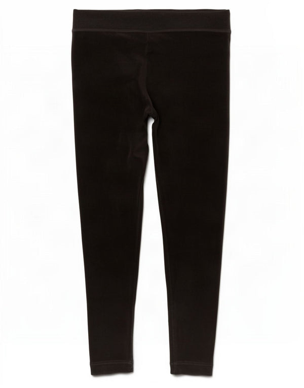 Leggings din velur pentru femei Marks & Spencer UK 18 XL bumbac negru