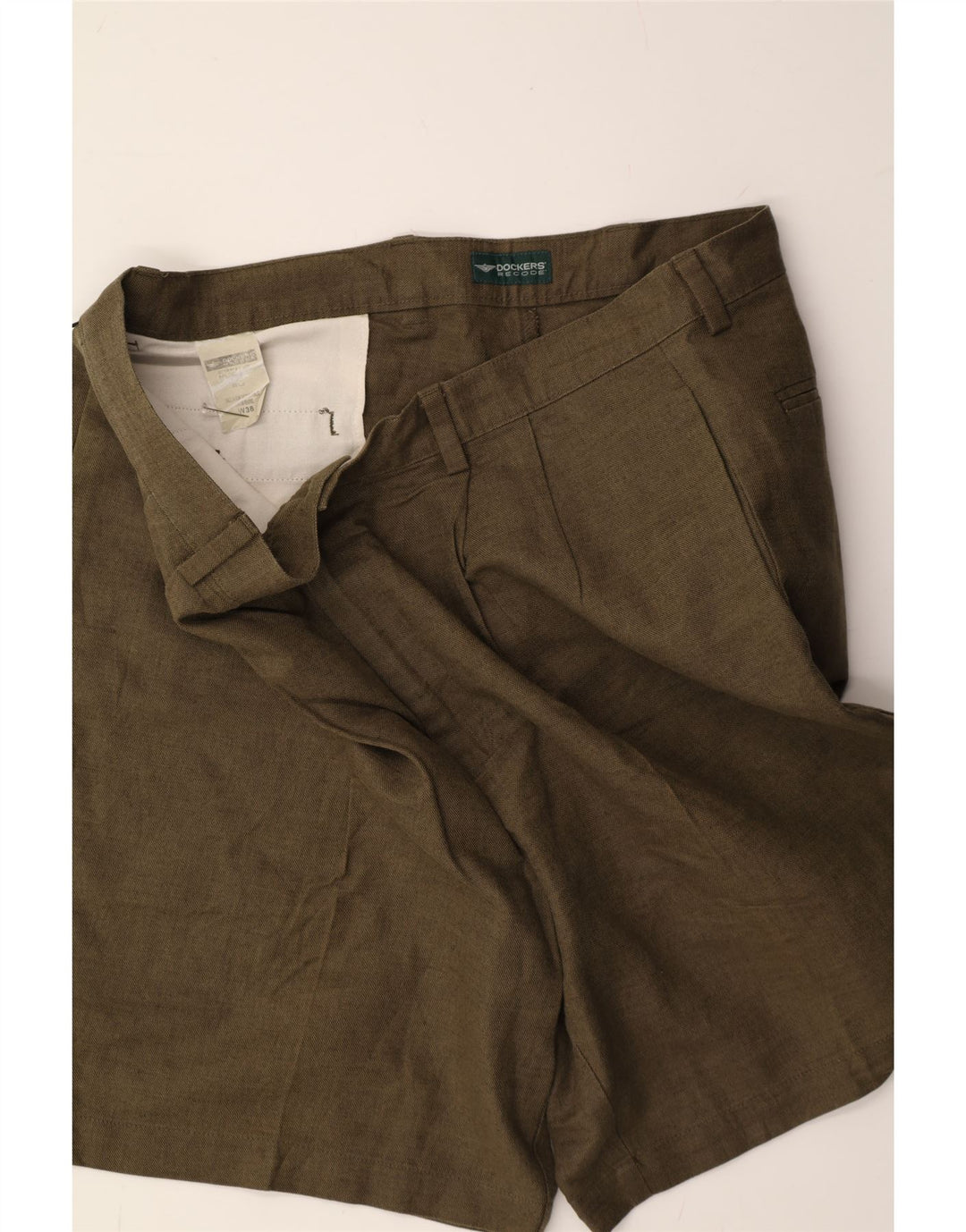 DOCKERS Mens Pegged Chino Shorts W38 XL  Khaki Vintage Dockers and Second-Hand Dockers from Messina Hembry 