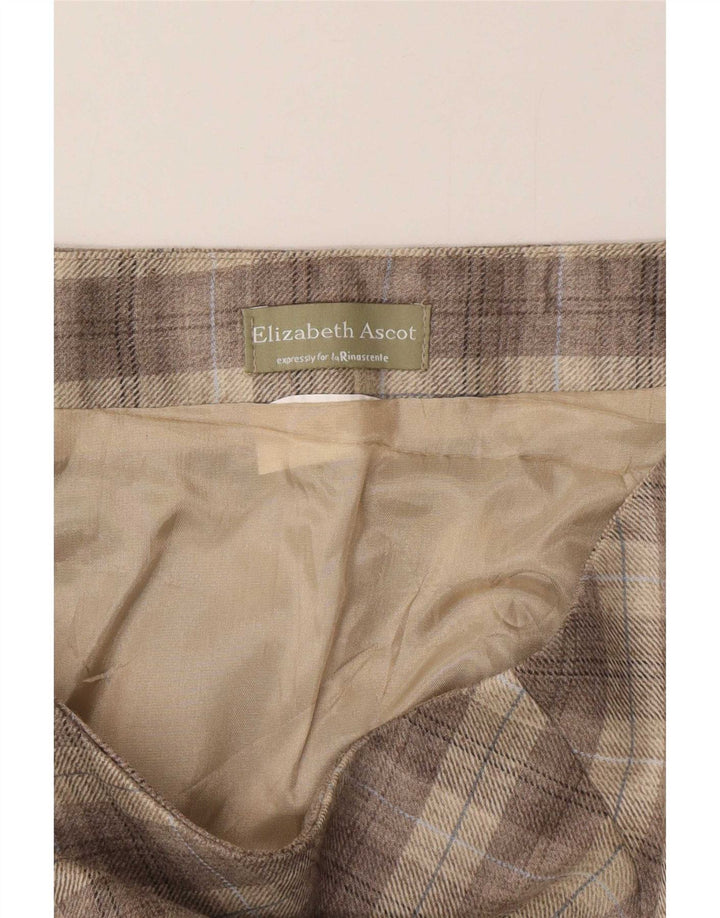 Fustă A-Line pentru femei Elizabeth Ascot Medium W30 Gri Check
