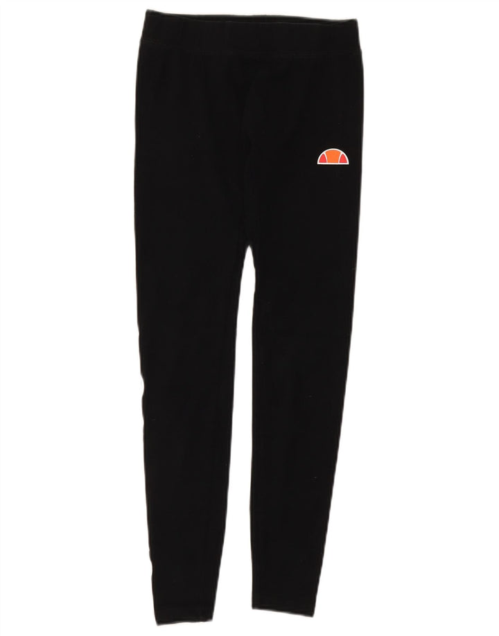 Leggings cu grafic pentru femei Ellesse UK 10, bumbac negru mic