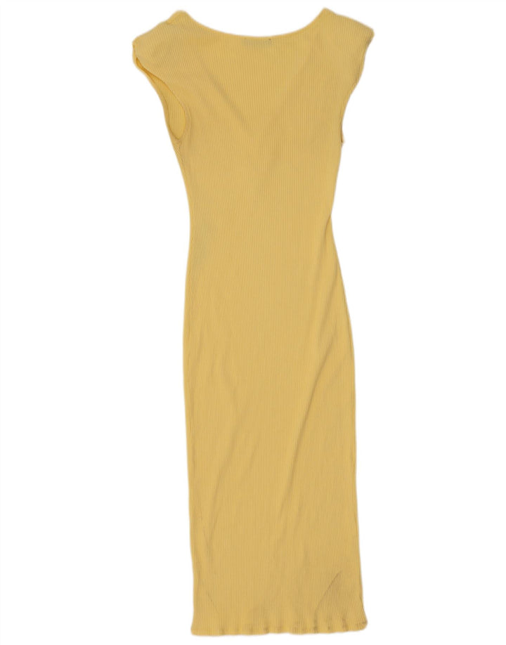 Rochie Maxi pentru Damă Zara UK 12 Galben Mediu