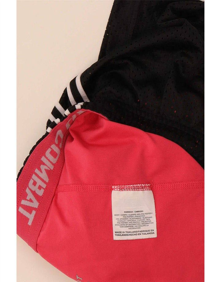 Pantaloni scurți sport Nike Dri Fit pentru femei UK 14, mari, negru, poliester