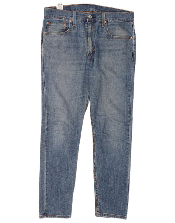 Blugi conici pentru bărbați Levi's 512 Slim W33 L30 Bumbac albastru