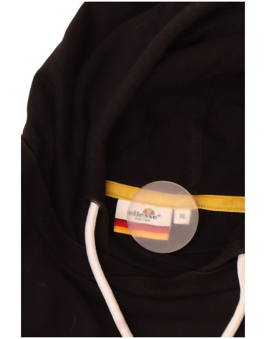 ELLESSE pentru bărbați Heritage Graphic Pulover XL bumbac negru