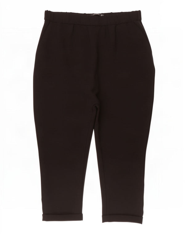 Pantaloni Zara femei Trafaluc Capri Medium W28 L19 Negru
