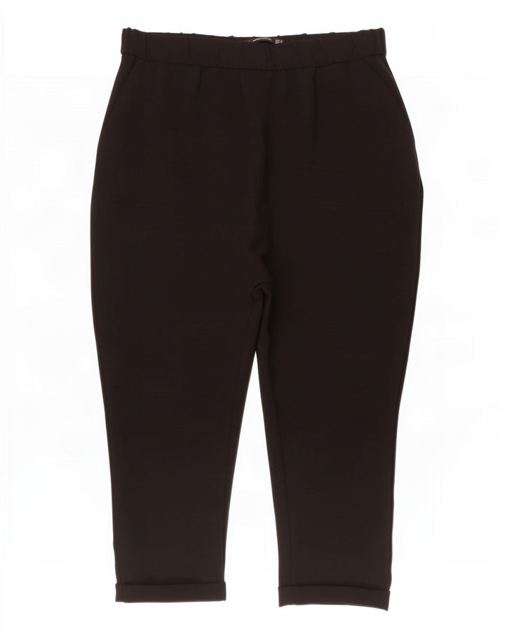 Pantaloni Zara femei Trafaluc Capri Medium W28 L19 Negru