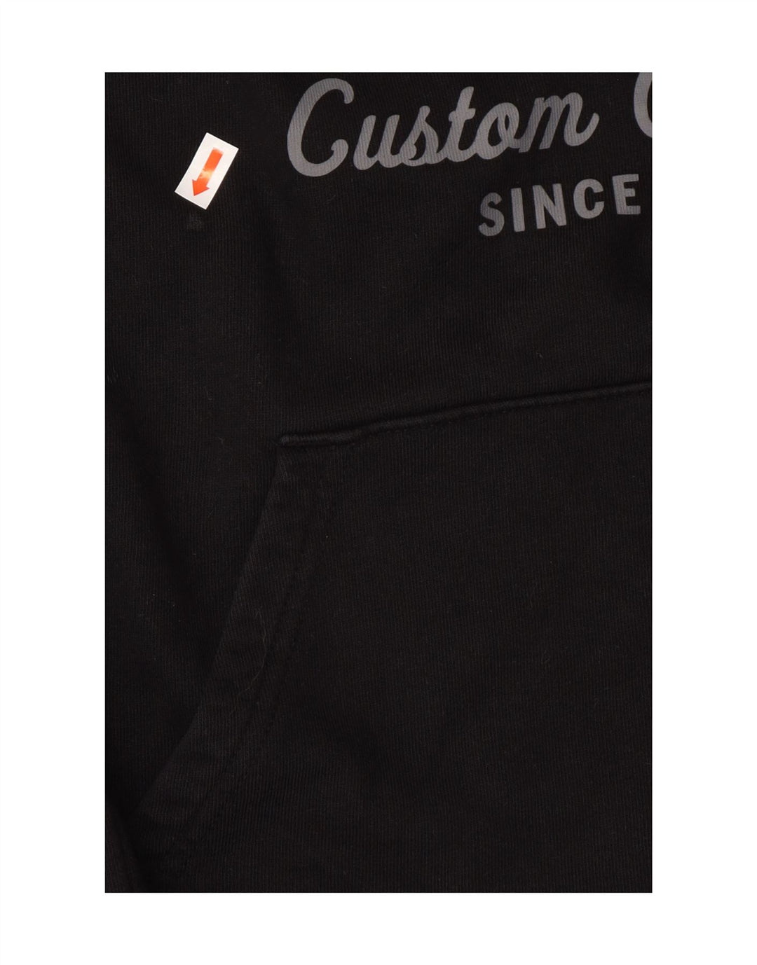 VANS Mens Graphic Hoodie Jumper Small Black Vintage Vans and Second-Hand Vans from Messina Hembry 
