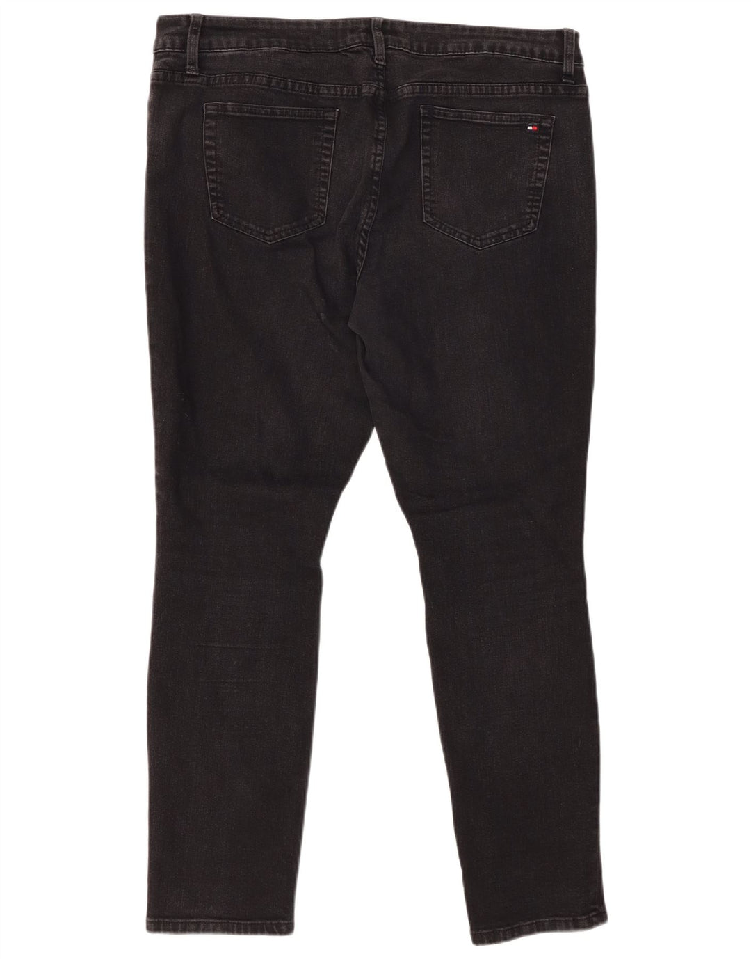 TOMMY HILFIGER Blugi skinny pentru femei US 14 XL W36 L28 bumbac negru