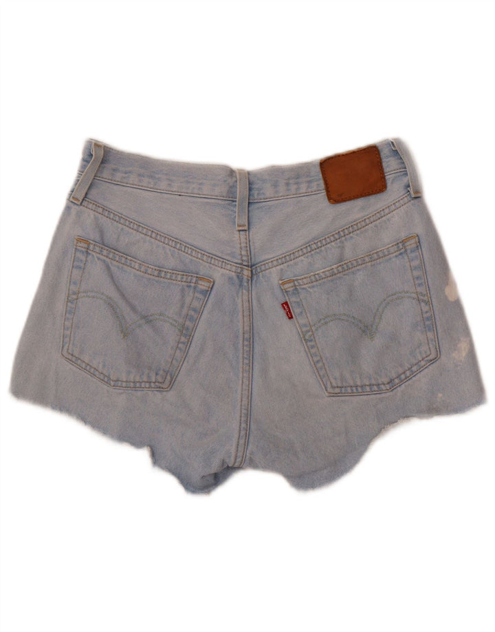Pantaloni scurți Levi's 501 Denim W27 Small Blue Bumbac